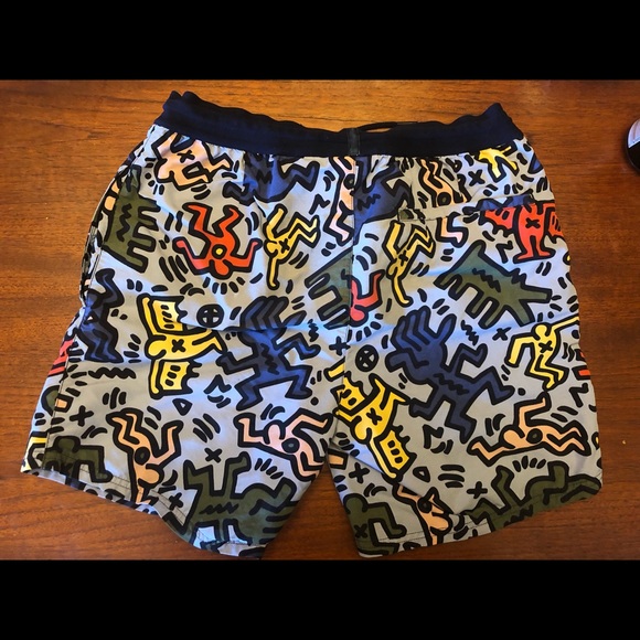 Lacoste x Keith Haring Swim Shorts - Small - Picture 2 of 3
